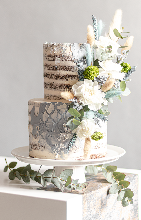 Tort boho semi naked